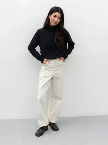 Водолазка из шерсти с кашемиром TRES, цвет: Черный, НФ-00002441 купить онлайн