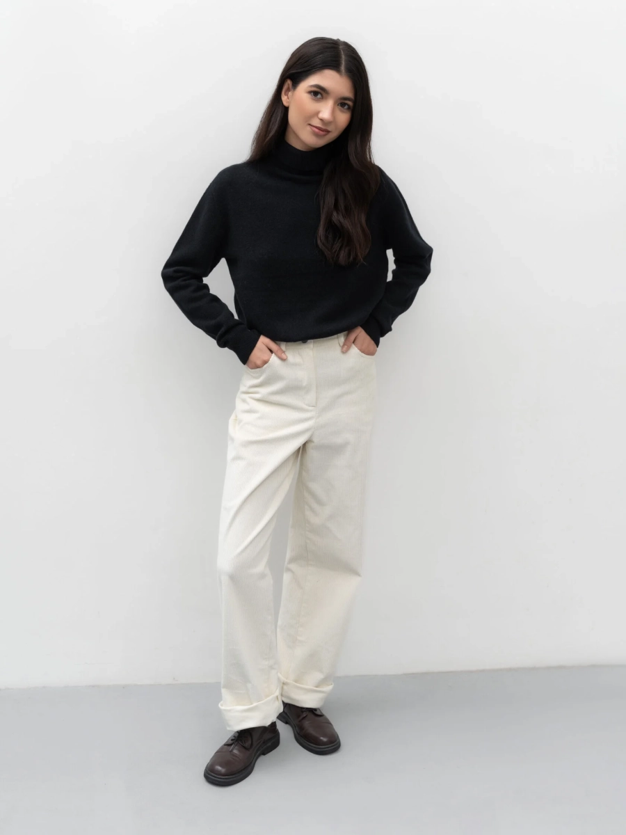 Водолазка из шерсти с кашемиром TRES, цвет: Черный, НФ-00002441 купить онлайн