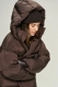 Пуховик удлиненный Brown Erist store, цвет: коричневый, НФ-00002830 купить онлайн