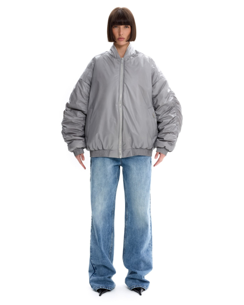 Бомбер с эффектом термохрома Suborbia, цвет: серо-белый, 006938 купить онлайн