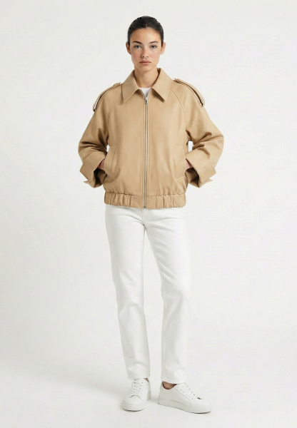 Куртка из плащевой ткани с рукавом реглан REFERT, цвет: Светло-бежевый, 02-3695/1-2511 купить онлайн