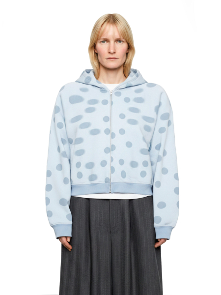 Худи с маской в пудровый горох ТВОЙ АНТИГЕРОЙ, цвет: голубой,  купить онлайн