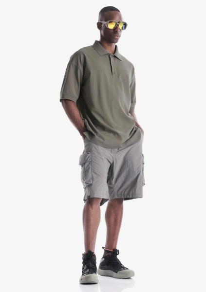 Футболка-поло KRAKATAU, цвет: елово-серый, Tm139-52 купить онлайн