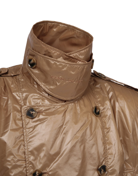 Куртка с глянцевым покрытием SORRY, I’M NOT, цвет: коричневый,  купить онлайн