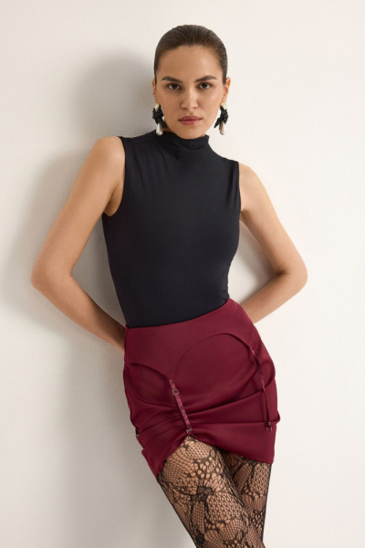 Атласная юбка