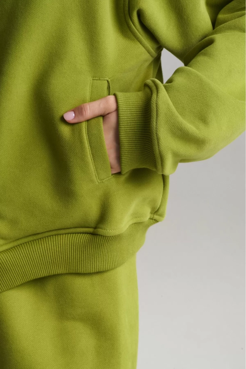 Худи ZIP Lemongras Erist store, цвет: зеленый, НФ-00002421 купить онлайн