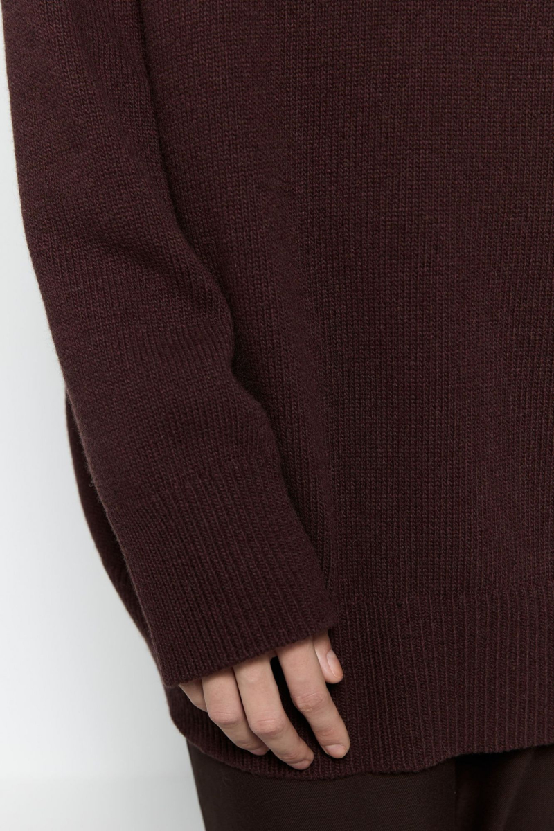 Свитер из смесового кашемира AROUND, цвет: портвейн, 2111_12C21OS1 купить онлайн