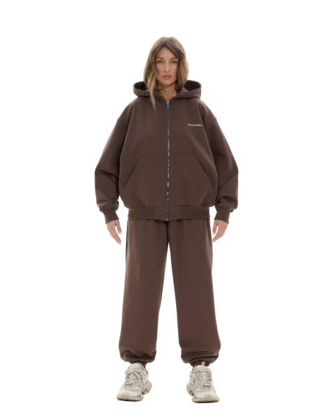 Худи ZIP TERMINAL S `25 Suborbia, цвет: BROWN, 04693 купить онлайн