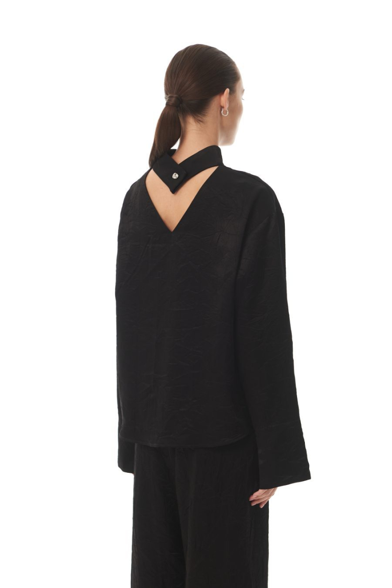 Блуза "Crush" CHUBA, цвет: Черный,  купить онлайн