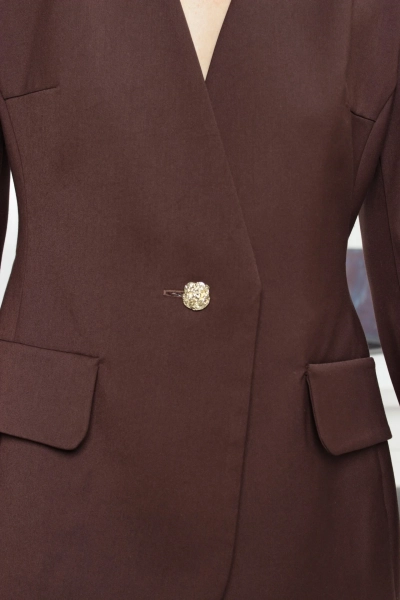Пиджак костюмный One GARCHIT, цвет: коричневый,  купить онлайн