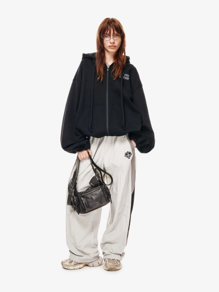 Digital Rose Зип Худи Оверсайз p.p.s., цвет: Черный,  купить онлайн