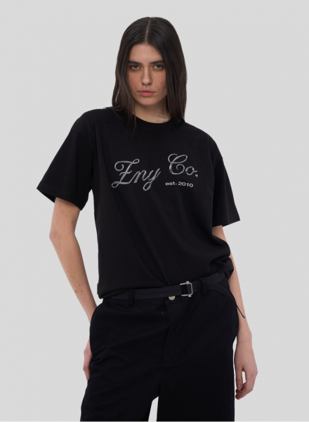 Футболка ZNY Co ZNY, цвет: Черный, T-ZNYCOSS25-BLK купить онлайн