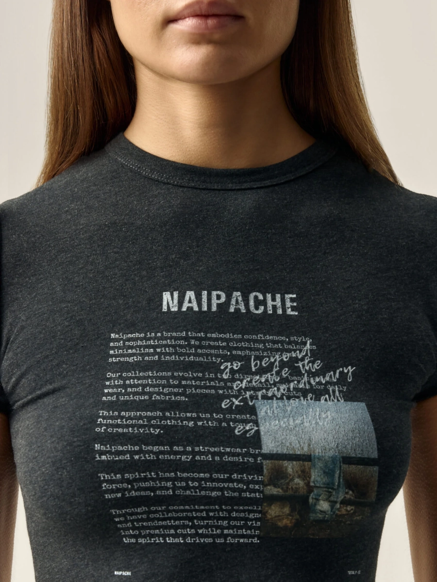 Футболка BRASHÉ NAIPACHE, цвет: Черный,  купить онлайн