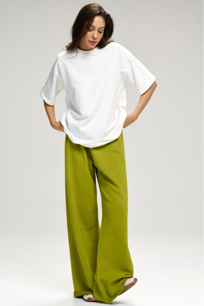 Брюки-трубы Lemongrass Erist store, цвет: зеленый, НФ-00002410 купить онлайн