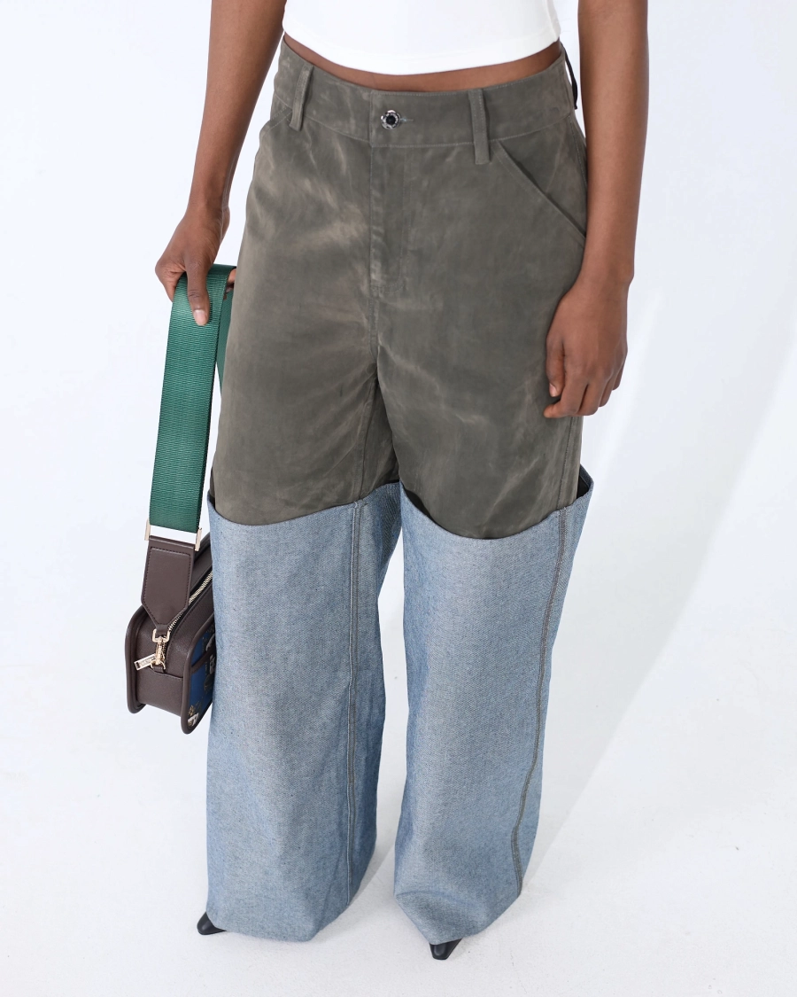 Джинсы HALF FOLD WOMEN GREEN ASIA ST 71, цвет: зеленый, Ast71.jeans-halffold-green купить онлайн