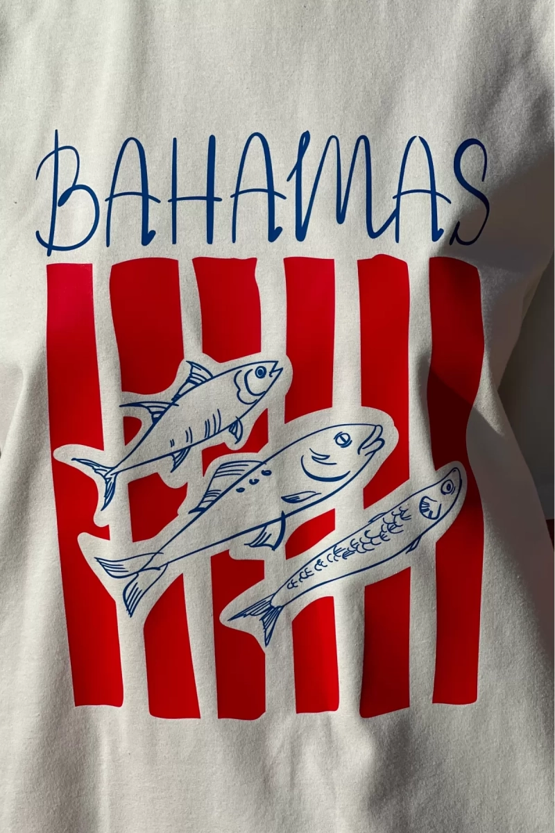 Футболка BAHAMAS Erist store, цвет: молочный, НФ-00002538 купить онлайн