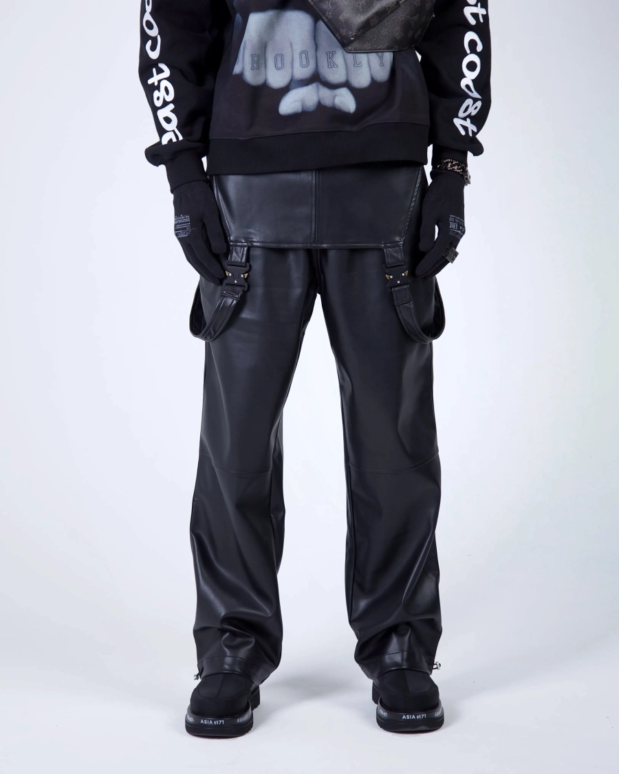 Комбинезон из экокожи ASIA ST 71, цвет: Черный,  купить онлайн