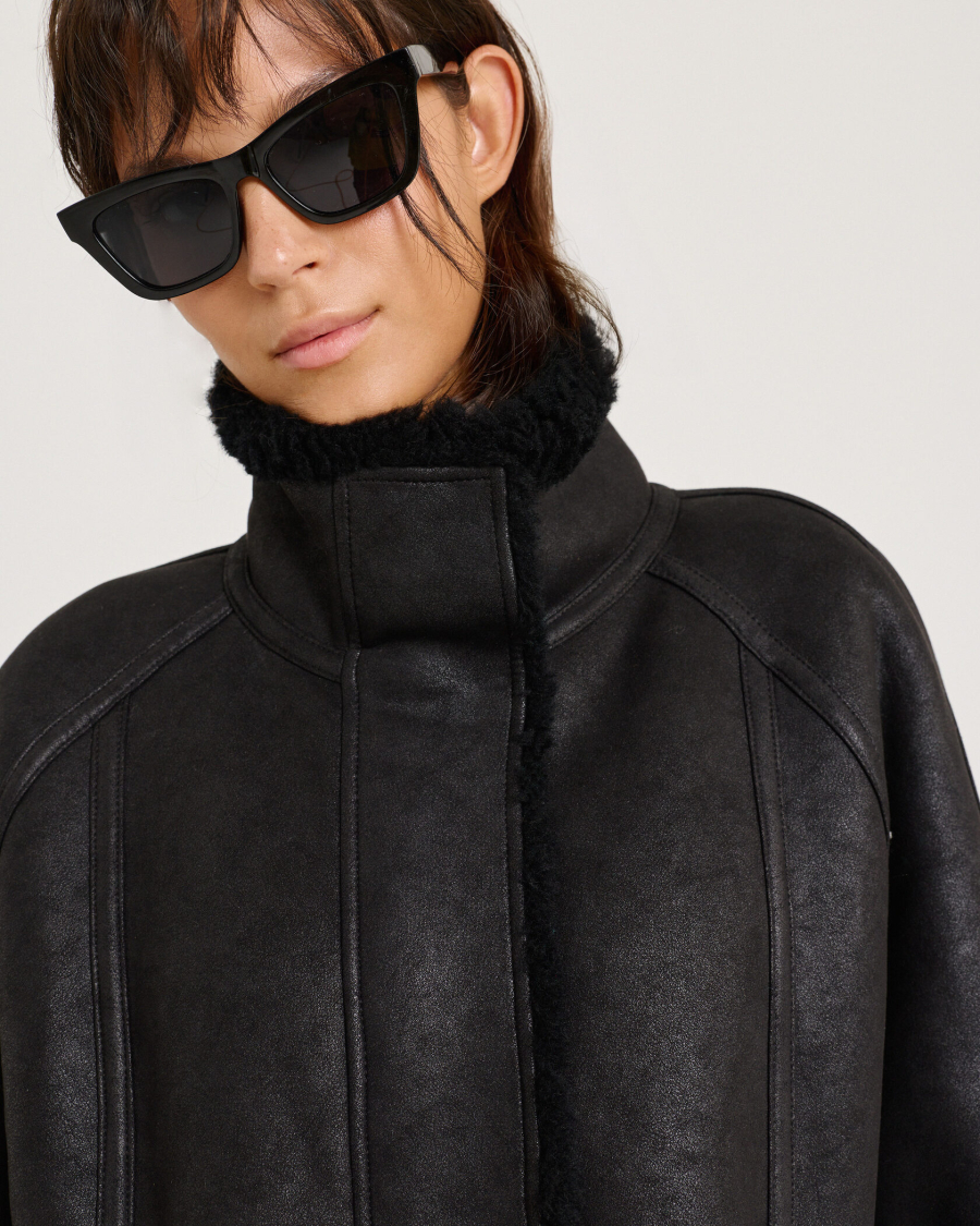 Бомбер из мериноса BLACK Anmuse, цвет: Черный, 1525AZ BLACK купить онлайн