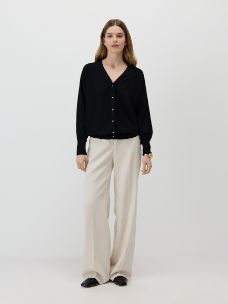 Кардиган летучая мышь Conso, цвет: Черный, KCL 260723 - черный купить онлайн