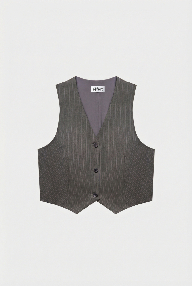 Жилет прямой