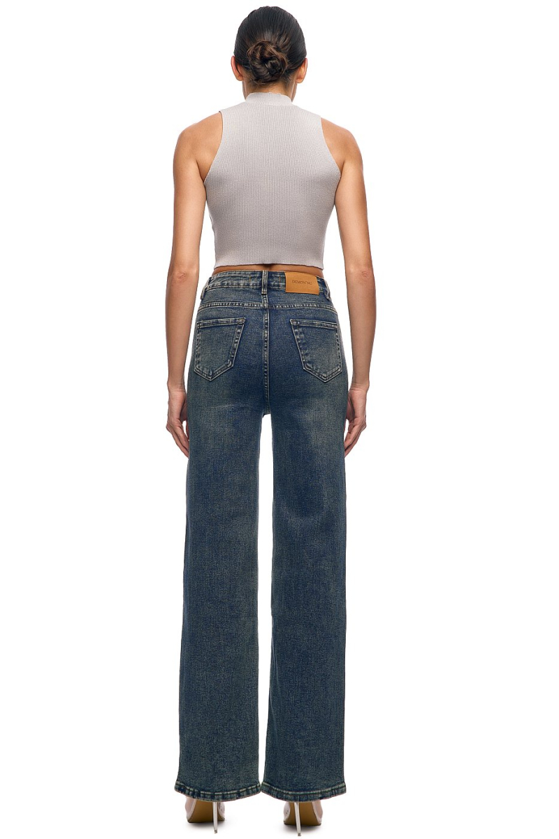 Джинсы прямые SODAMODA, цвет: синий, 15856 купить онлайн