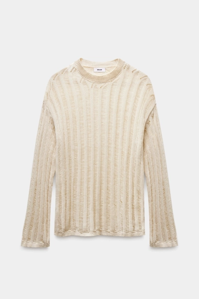 Джемпер фактурной вязки Mollis, цвет: молочный, 17-31-3871/1 купить онлайн