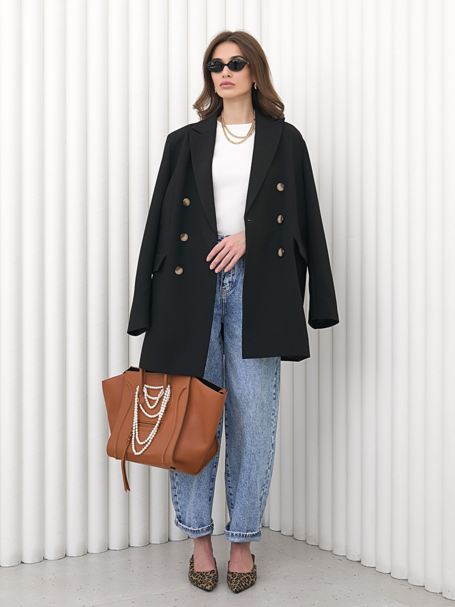 Джинсы-баллон I.B.W., цвет: голубой, TR036 купить онлайн