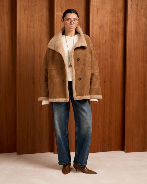 Дубленка Casual MIA AIM, цвет: кэмл, MIA712 купить онлайн