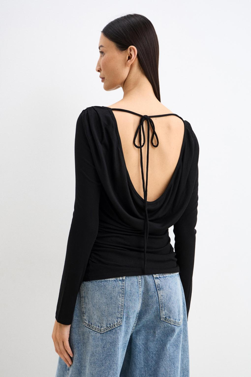 Лонгслив GUMIS ENEVOO, цвет: Черный, 06336 купить онлайн