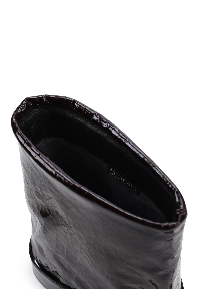 Ботильоны с манжетами SBALO, цвет: Бордовый SHT84 купить онлайн