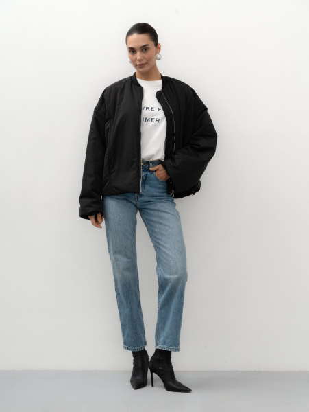 Бомбер "Ночка" TRES, цвет: Черный, НФ-00002747 купить онлайн
