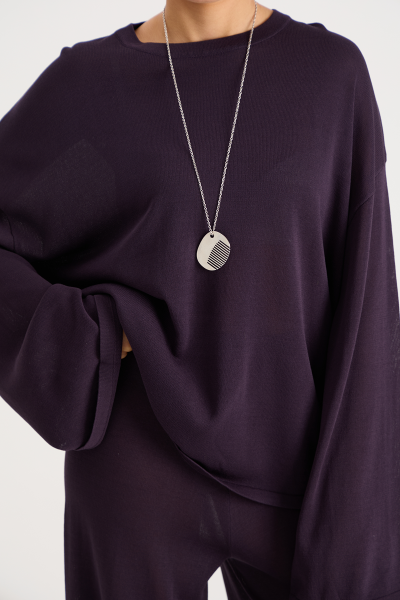 Костюм из вискозы (лонгслив+брюки) MIA AIM, цвет: фиолетовый, Mia710 купить онлайн