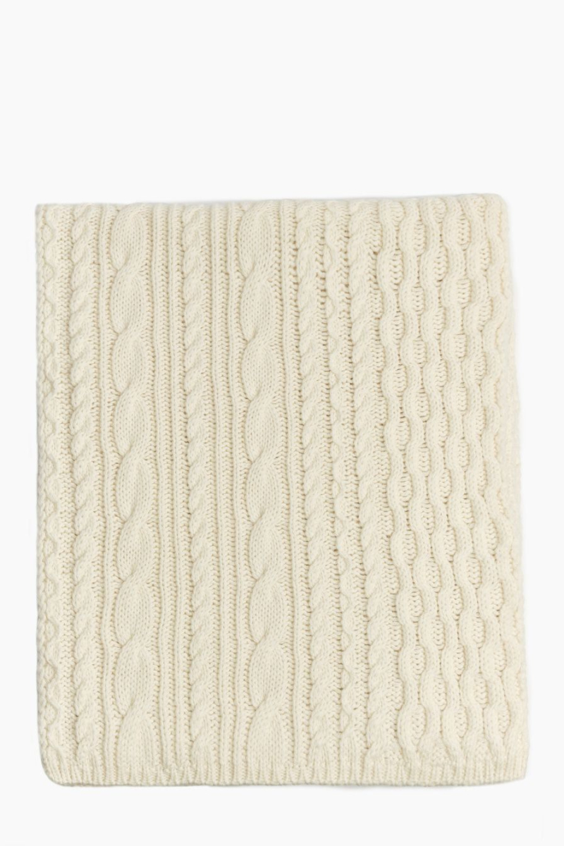 Шарф из смесовой шерсти мериноса TOPTOP, цвет: молочный TT.607.15147.120 купить онлайн