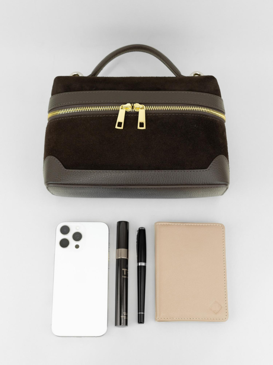 Сумка JENNA brand salad, цвет: stacey suede marrone J-704-PHR 7702 купить онлайн