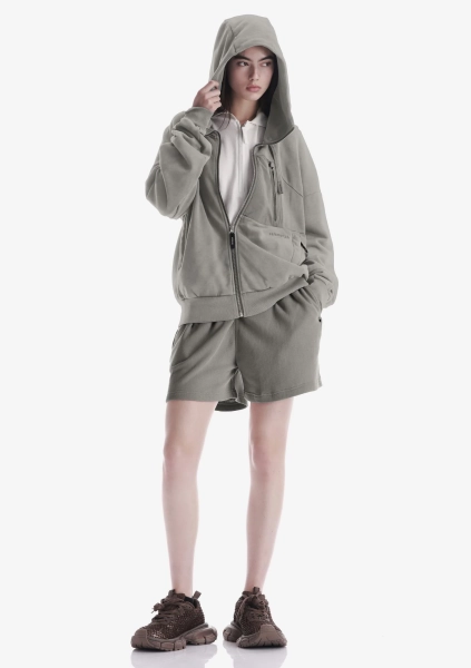 Худи на молнии KRAKATAU, цвет: лунный туман, Fu121-27 купить онлайн