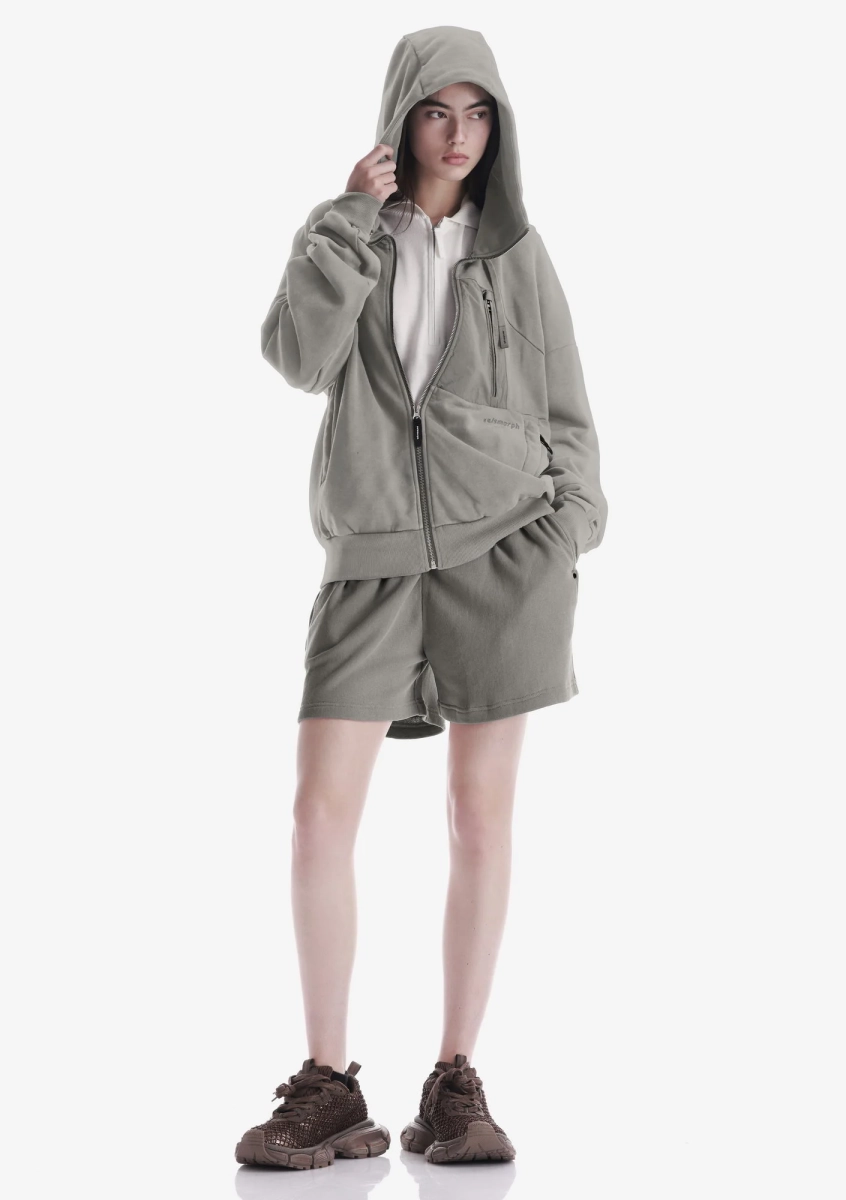 Худи на молнии KRAKATAU, цвет: лунный туман, Fu121-27 купить онлайн