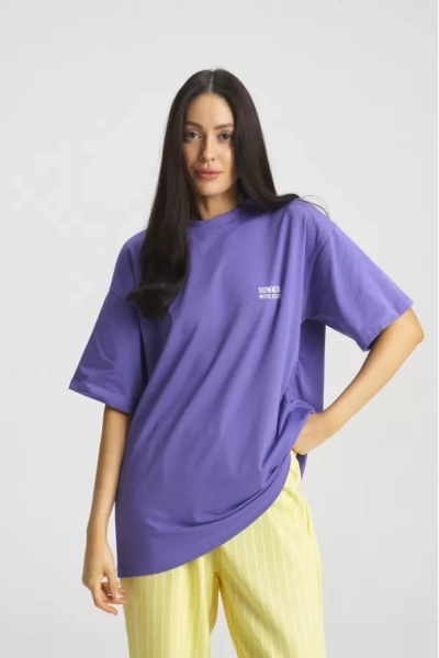 Футболка LAZY VACATION Purple