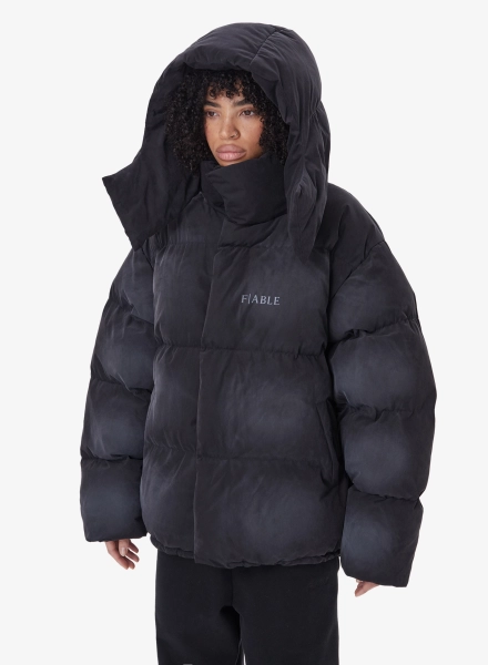 Пуховик DESTRESSED FABLE, цвет: темно-серый, PFFR-FBL-DSTRSD-GRPHT купить онлайн