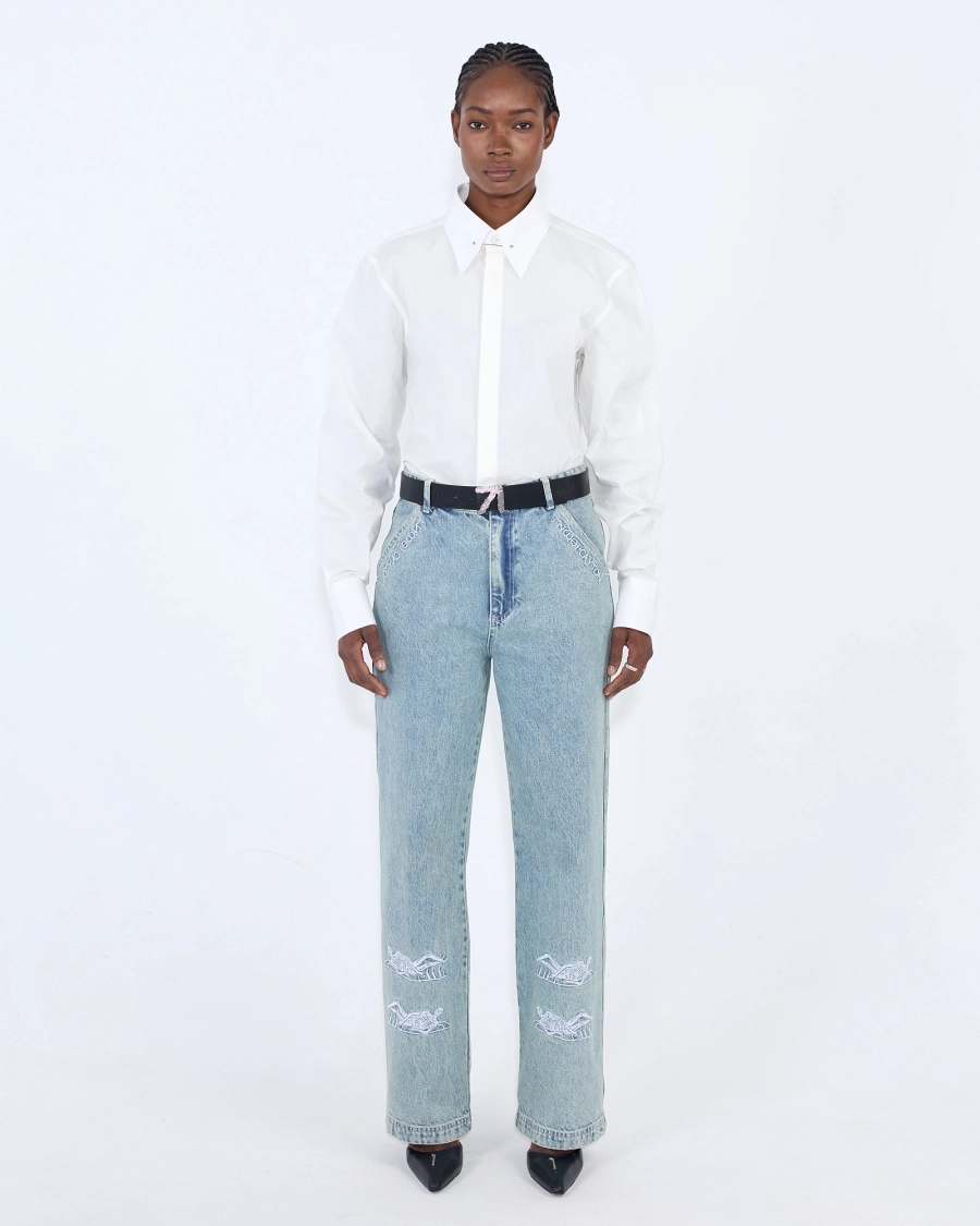 Сорочка CL71 CLAMPED GATE WHITE ASIA ST 71, цвет: белый, Ast71.CL-shirt-clamp-wh купить онлайн