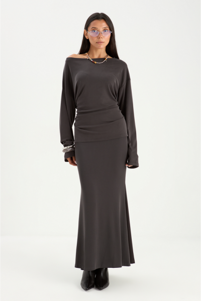 Костюм (лонгслив + юбка)