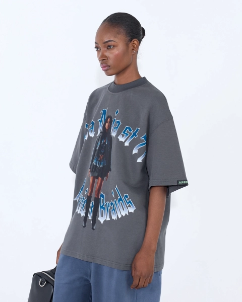 Футболка MEXICAN BRAIDS GREY ASIA ST 71, цвет: серый, Ast71.tt-braid-grey купить онлайн