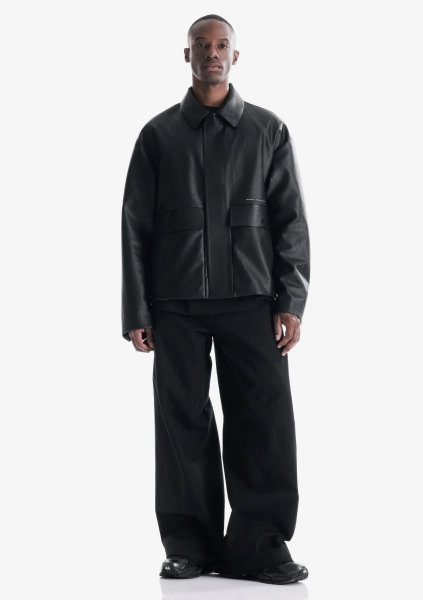 Куртка из экокожи KRAKATAU, цвет: Черный, Qm566-1 купить онлайн