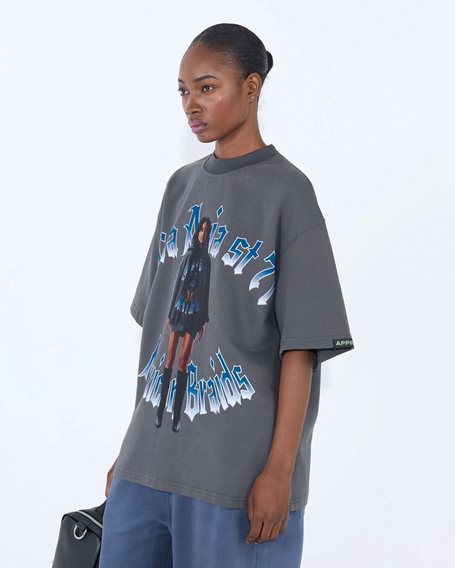 Футболка MEXICAN BRAIDS GREY ASIA ST 71, цвет: серый, Ast71.tt-braid-grey купить онлайн