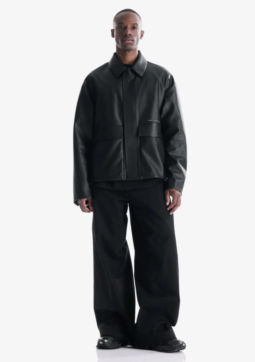 Куртка из экокожи KRAKATAU, цвет: Черный, Qm566-1 купить онлайн