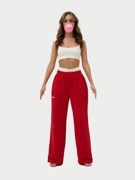 Брюки с застёжкой утепленные