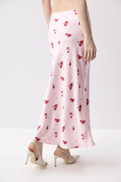Юбка годе из сатина Charmstore, цвет: цветы на светло-розовом, 116-55960-1003 купить онлайн