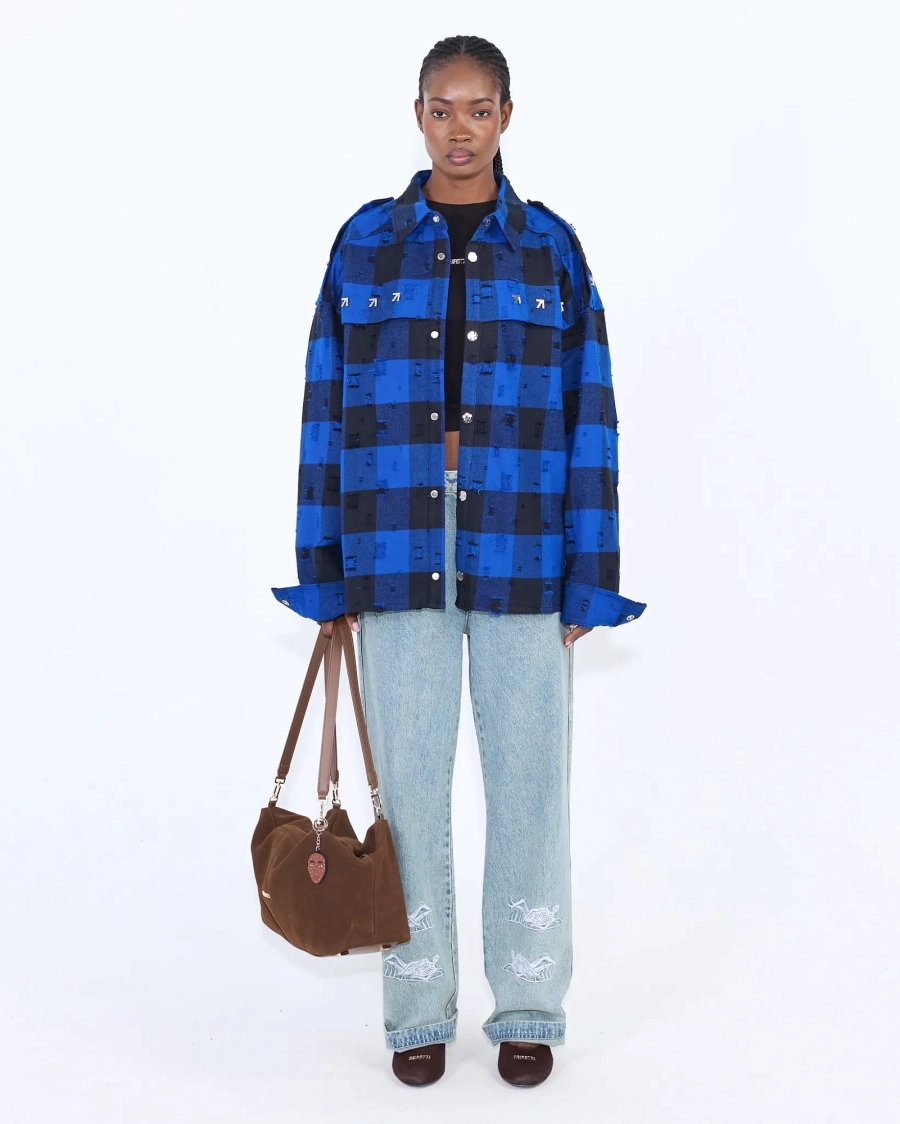 Рубашка ARROW PLAID BLUE ASIA ST 71, цвет: синий, Ast71.shirt-plaid-blue купить онлайн