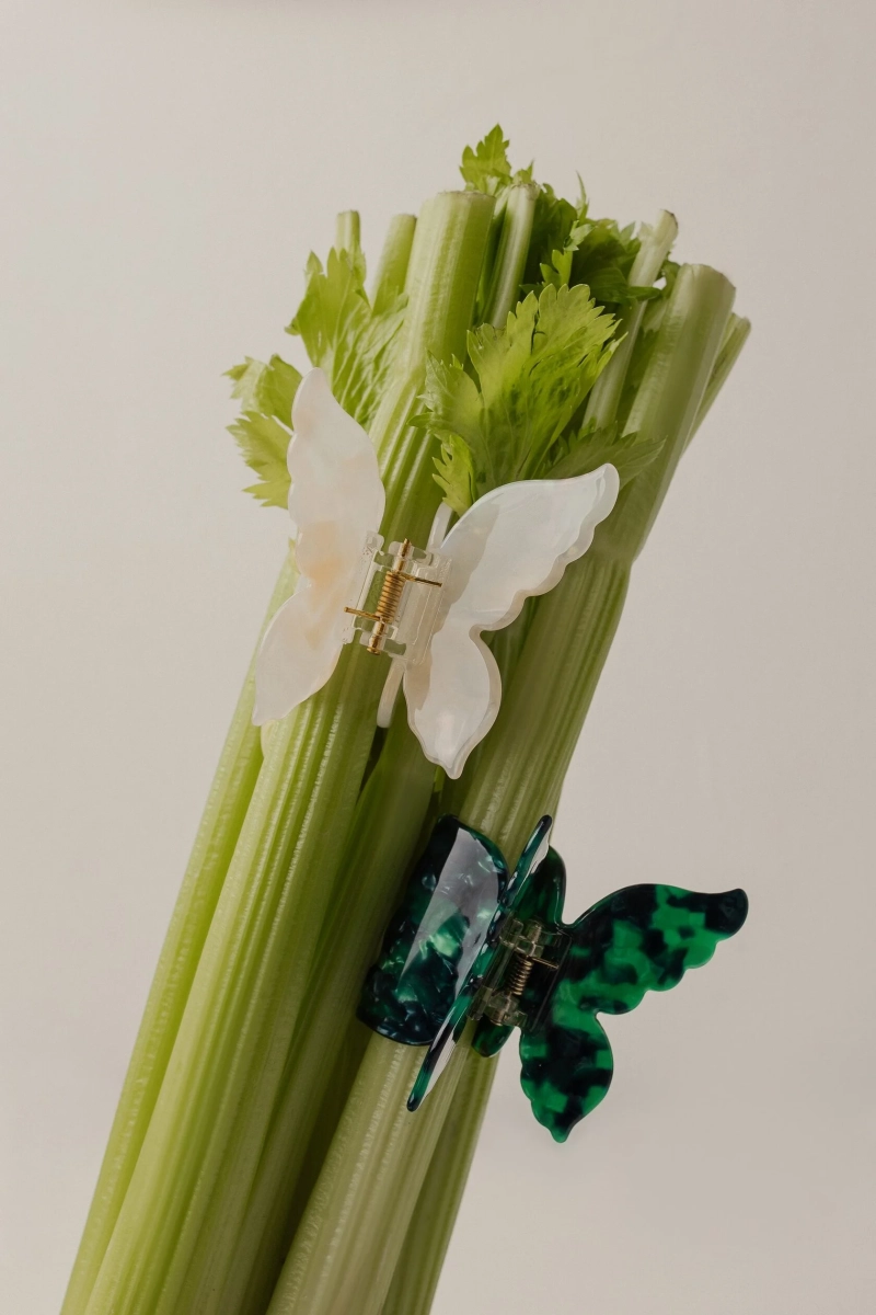 Краб для волос ASSORO, цвет: молочная бабочка milk-butterfly-crab купить онлайн