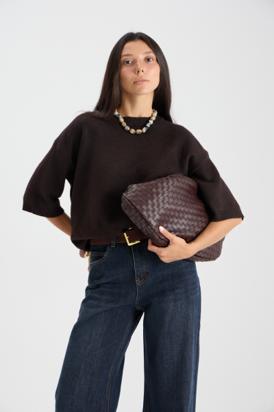 Джемпер с коротким рукавом