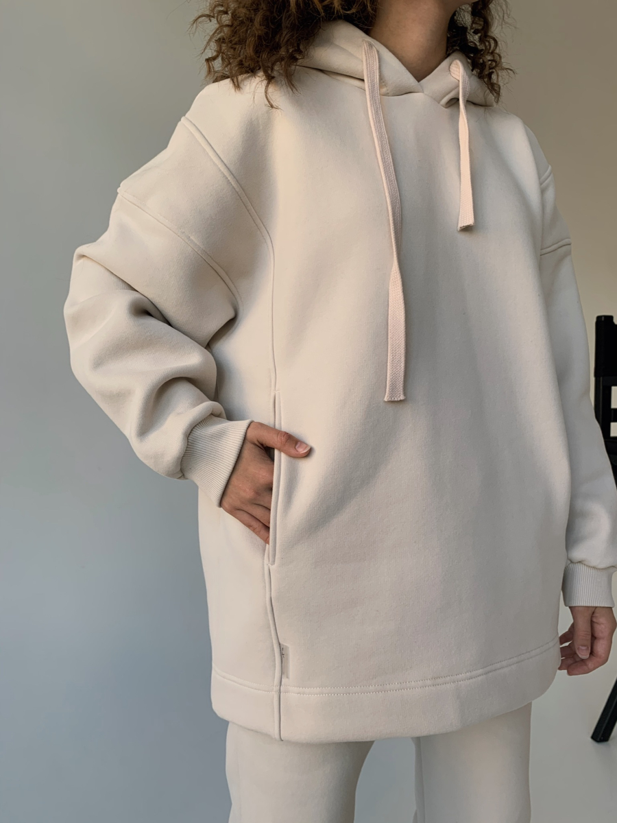 Худи утепленное TTR GARCHIT, цвет: бежевый,  купить онлайн